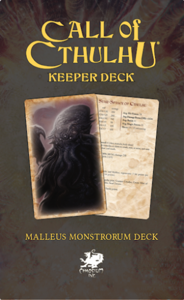 Call Of Cthulhu: The Malleus Monstrorum Keeper Deck