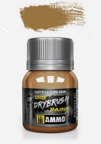 AMMO: Dio Drybrush Colors - Light Brick (40ml)