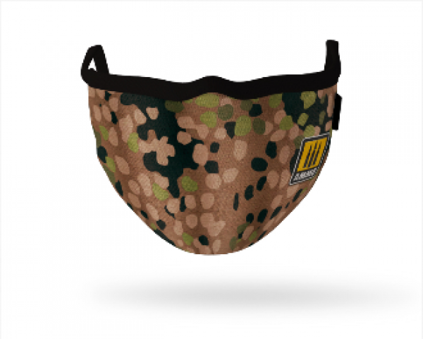 AMMO: Face Mask - Erbsenmuster (Hygienic protective mask 100% polyester)