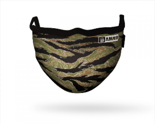 AMMO: Face Mask - Tiger Camo (Hygienic protective mask 100% polyester)