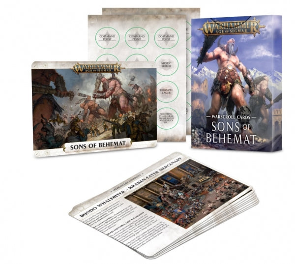 Age of Sigmar: Sons of Behemat Warscroll Cards
