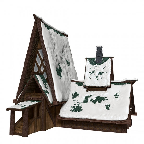 D&D Miniatures: Icons of the Realms Icewind Dale - The Lodge Papercraft Set