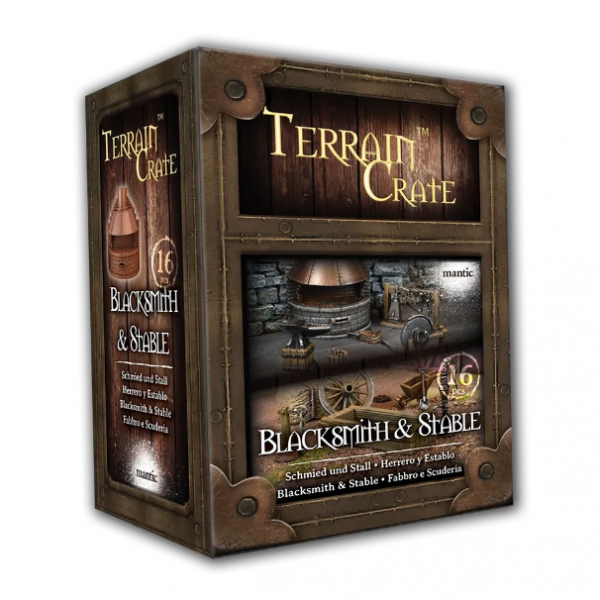 Terrain Crates: Blacksmith & Stable