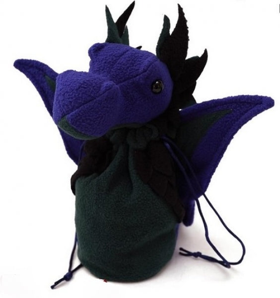 Dragon Bagons: Plush Dragon Dice Bag (Purple/Green)