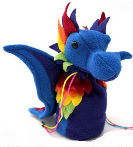 Dragon Bagons: Plush Dragon Dice Bag (Rainbow)