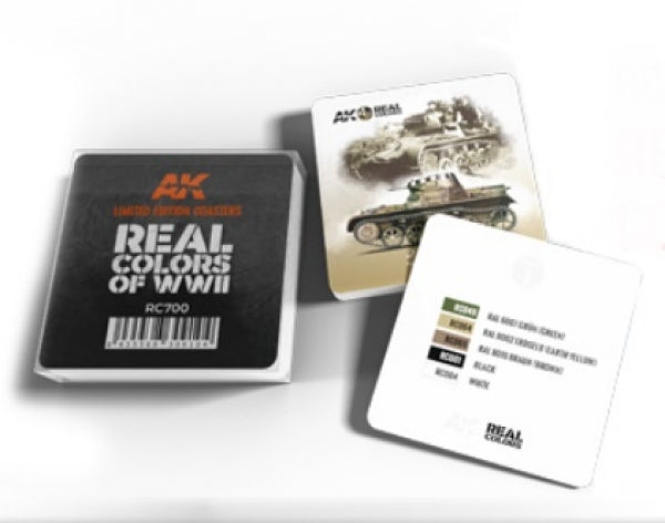 AK-Interactive: Real Colors Coasters (Limited Edition)