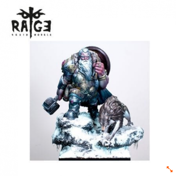 AK Interactive: Rage Resin Model - Halsten, Wolf Nose (90mm scale)