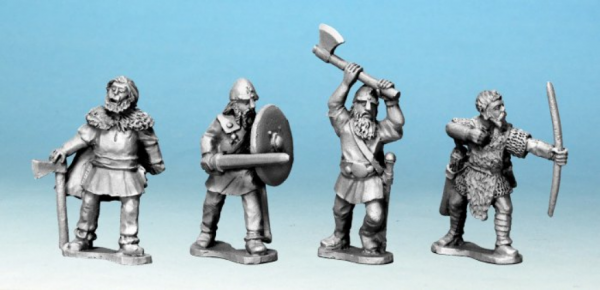 Crusader Miniatures: Dark Ages - Viking Mercenaries I (4)