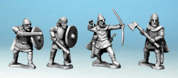 Crusader Miniatures: Dark Ages - Viking Mercenaries III (4)