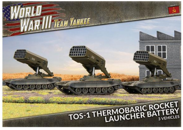 Team Yankee: (Soviet) TOS-1 Rocket Launcher Battery (x3)