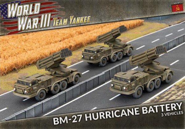 Team Yankee: (Soviet) BM-27 Rocket Launcher Battery (x3)
