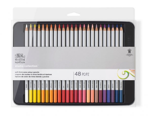 Winsor & Newton: Studio Collection Colour Pencil Tin (48pcs)