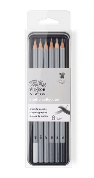 Winsor & Newton: Studio Collection Graphite Pencil Tin (6pcs)