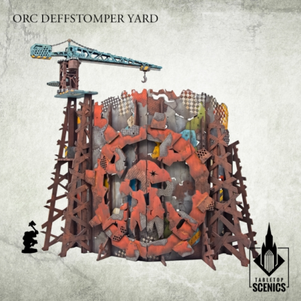 Kromlech Tabletop Scenics: Deffstomper Construction Yard