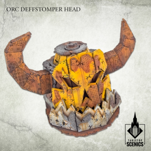 Kromlech Tabletop Scenics: Orc Deffstomper Head