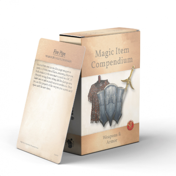 D&D: Magic Item Compendium Deck - Weapons and Armors (5E)