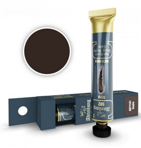Abteilung 502: High Quality Dense Acrylic Colors - Sepia