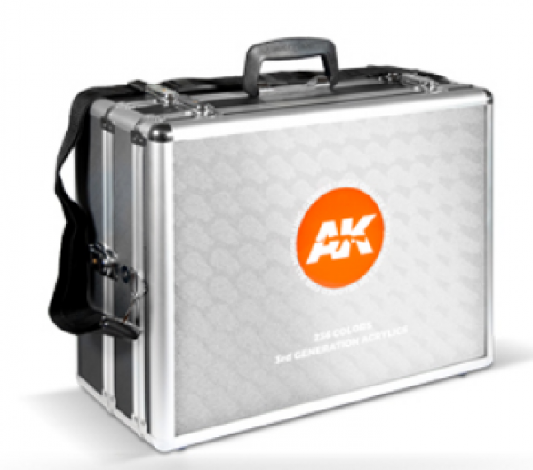 AK-Interactive: 3rd Gen Acrylics 236 Colors Briefcase