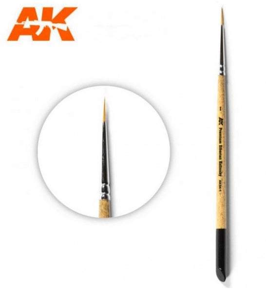 AK-Interactive: Premium Siberian Kolinsky Brush 1