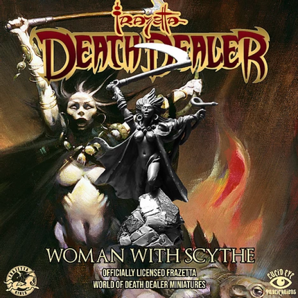 Frazetta's Death Dealer: Woman with Scythe