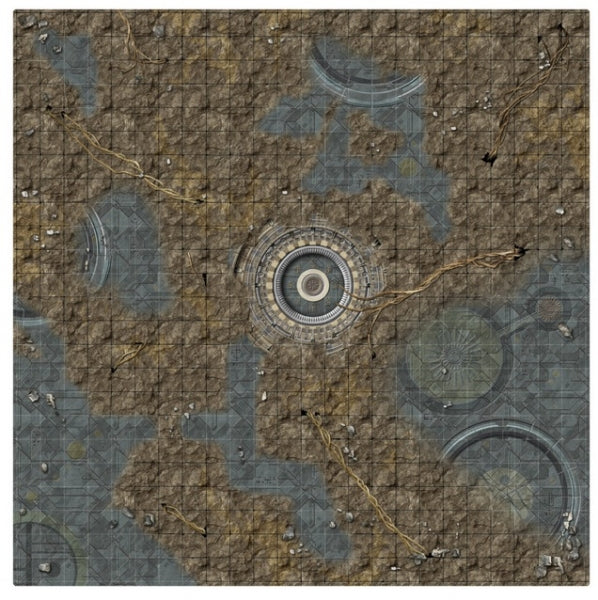 Battle Systems: Alien Catacombs Gaming Mat 2x2