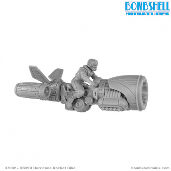 Bombshell Miniatures: HS39B Hurricane Rocket Bike