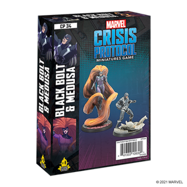 Marvel Crisis Protocol: Black Bolt and Medusa Character Pack