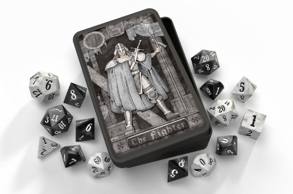Roleplaying Accessories: Class-Specific Dice Set - Fighter (Pathfinder & 5E)