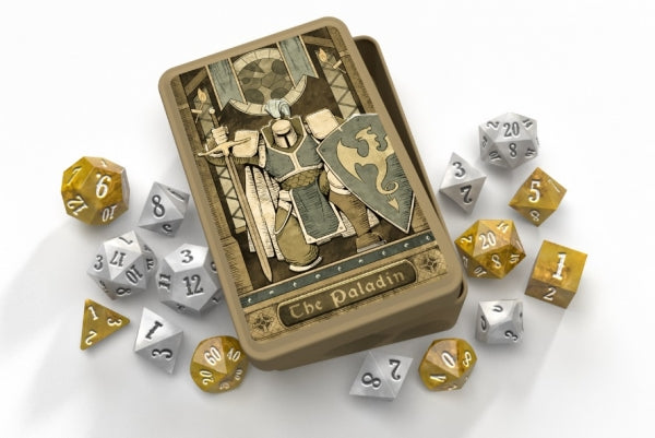 Roleplaying Accessories: Class-Specific Dice Set - Paladin (Pathfinder & 5E)