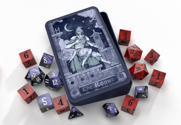 Roleplaying Accessories: Class-Specific Dice Set - Rogue (Pathfinder & 5E)