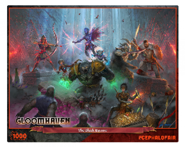 Gloomhaven: The Black Barrow 1000pc Puzzle