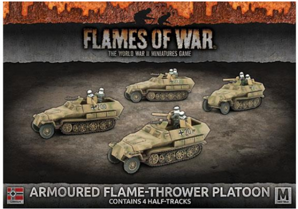 Flames of War: (German) Armoured Flame Platoon (4)