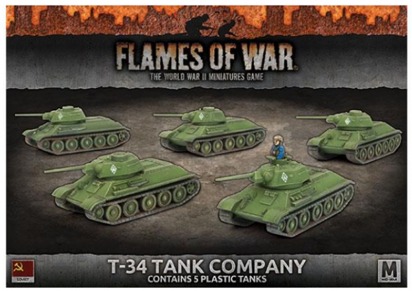 Flames Of War (WWII): (Soviet) T-34 Tank Company