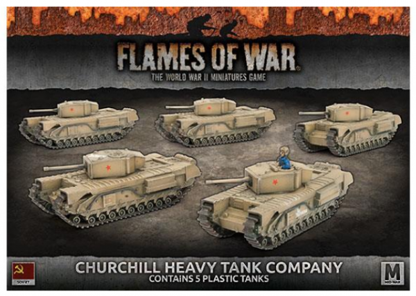 Flames Of War (WWII): (Soviet) Churchill Guards Heavy Tank Company