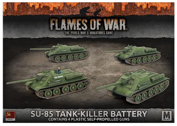 Flames Of War (WWII): (Soviet) SU-85 Medium SP Battery