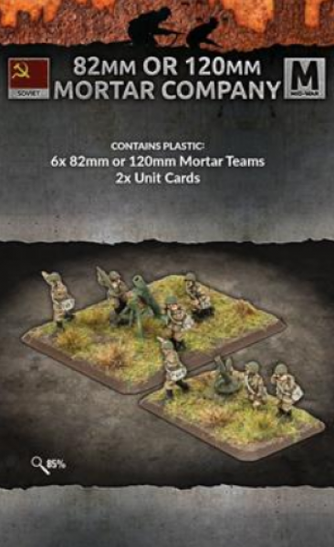 Flames Of War (WWII): (Soviet) 82mm And 120mm Mortar Company