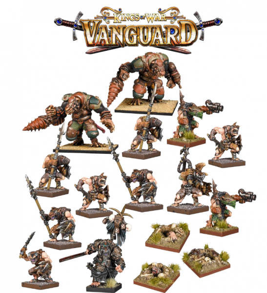 Kings Of War 3rd Edition: (Vanguard) Ratkin Warband Set