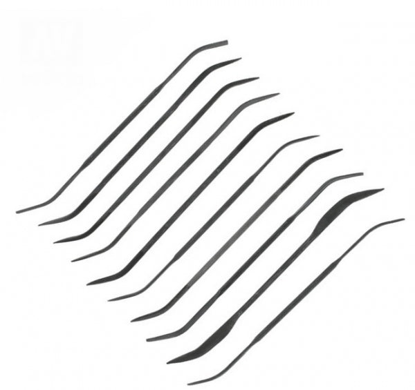 Hobby Tools: Set of 10 Curved Files