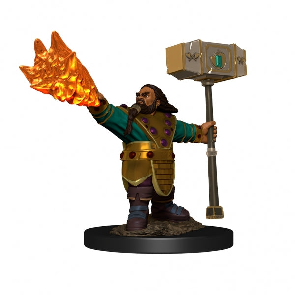 D&D Miniatures: Icons of the Realms Premium Miniatures - Dwarf Cleric Male
