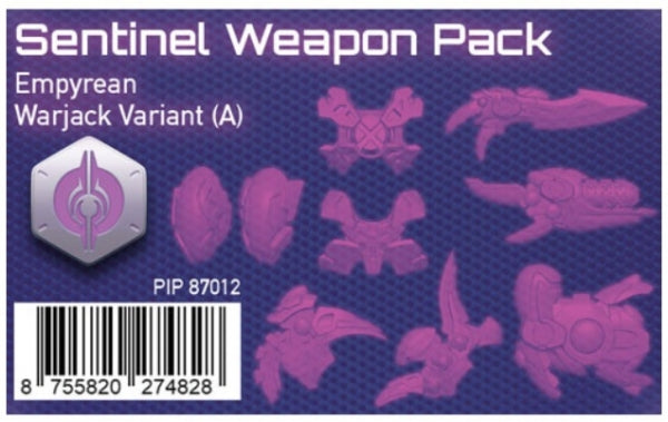 Warcaster: Sentinel A Weapon Pack – Empyrean Pack (metal)