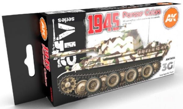 AK-Interactive: 3rd Gen Acrylics - 1945 German Late Colors Set