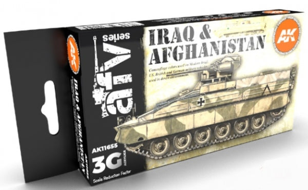 AK-Interactive: 3rd Gen Acrylics - Iraq & Afghanistan Colors Set
