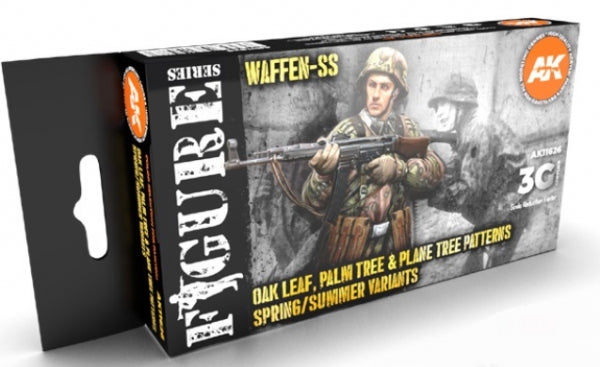 AK-Interactive: 3rd Gen Acrylics - Oak Leaf, Palm Tree & Plane Tree Patterns Spring/Summer Variants