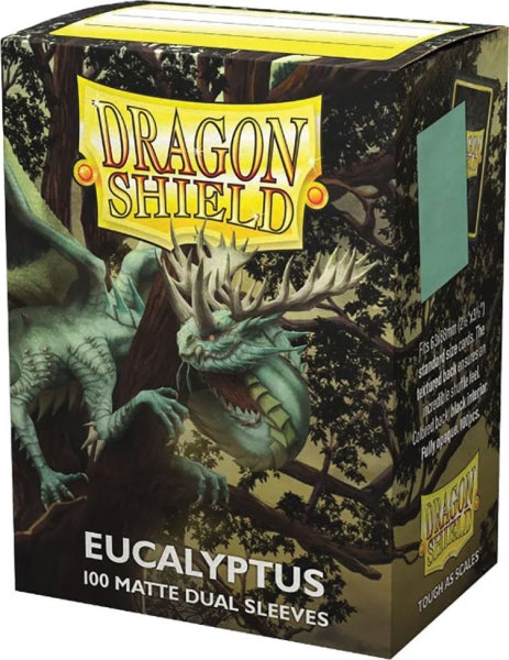 Dragon Shields: Matte Dual - Eucalyptus (100 sleeves)
