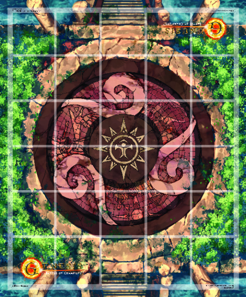 Genesis: Battle of Champions Neoprene Game Mat - Vadhis