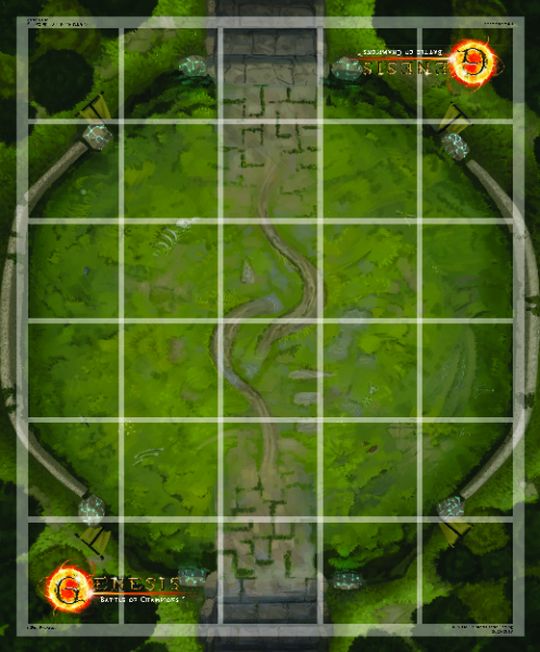 Genesis: Battle of Champions Neoprene Game Mat - Ajna