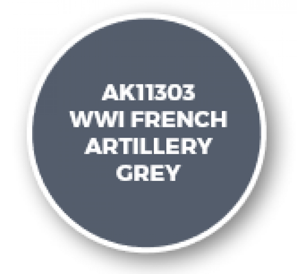 AK-Interactive: AFV Acrylics (3rd Gen) - WWI French Artillery Grey