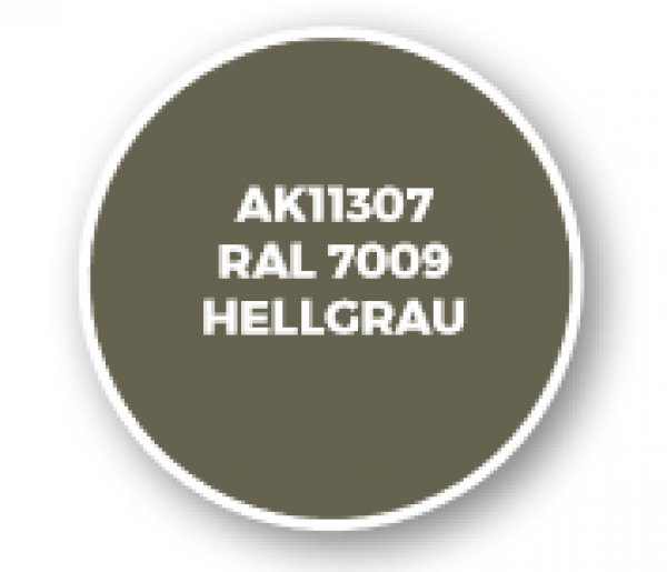 AK-Interactive: AFV Acrylics (3rd Gen) - RAL 7009 Hellgrau