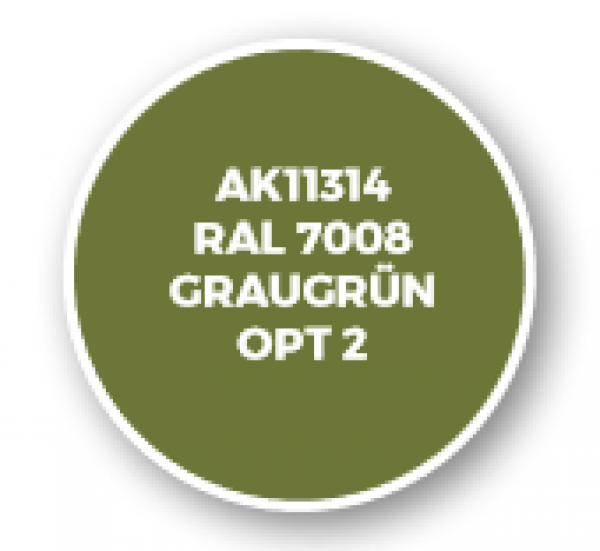 AK-Interactive: AFV Acrylics (3rd Gen) - RAL 7008 Graugrün Opt 2