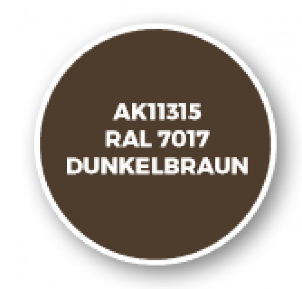 AK-Interactive: AFV Acrylics (3rd Gen) - RAL 7017 Dunkelbraun
